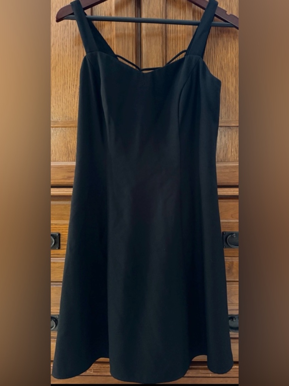 Y2K Hugo Buscati A-Line Little Black Dress LBD Cocktail Party Corset HOCO VTG